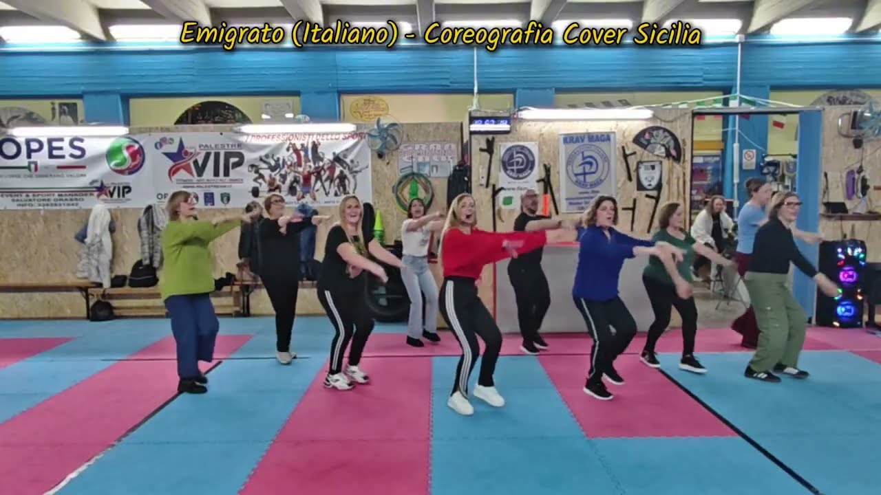 Emigrato (Italiano) - Coreografia Cover Sicilia Ballo di Gruppo Sanremo2026 - Segue Video di Spalle 