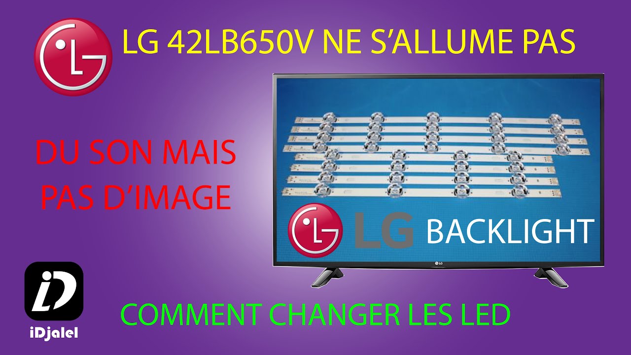 LG 42LB650V COMMENT CHANGER LED BACKLIGHT