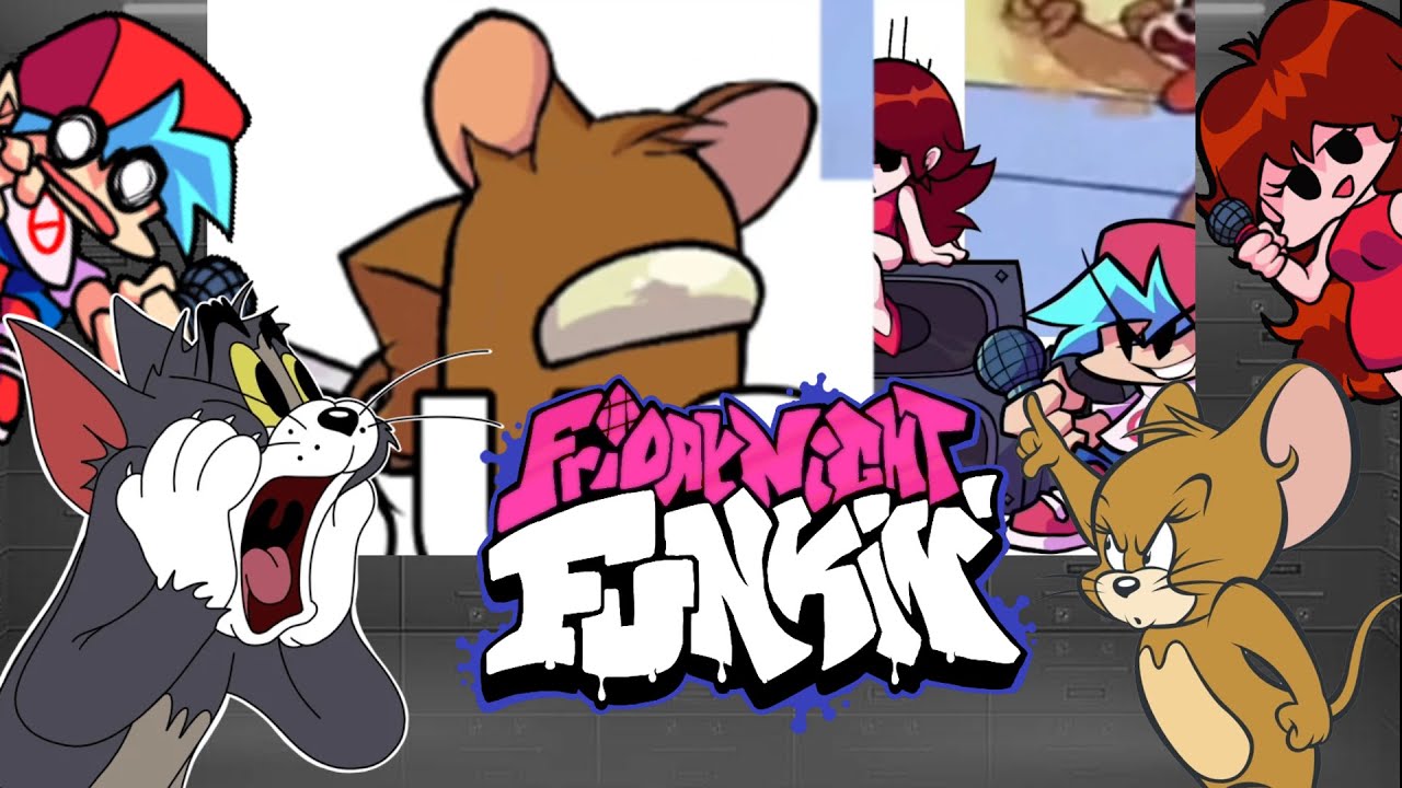 reaction FnF VS Jerry (Tom's Basement Show 1.5)🖤Tom & Jerry Creepypasta🖤