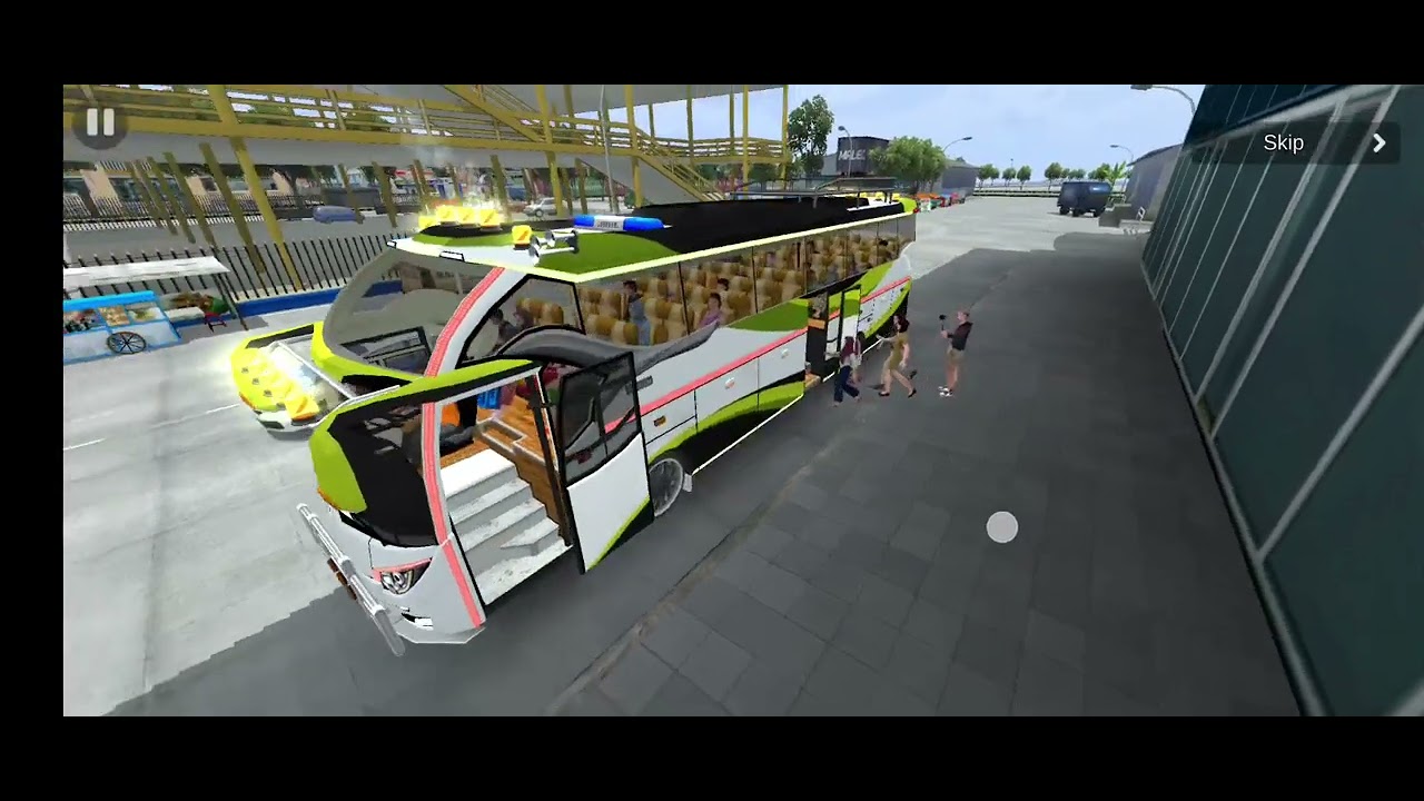 bus | simulator | indonesia | gameplay | #level | 835 | Extreme | speed |  bus | drive | in | rainy🚍