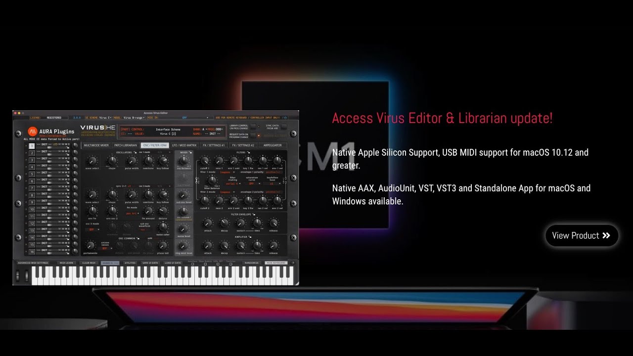 Access Virus TI with Apple Silicon MAC and USB