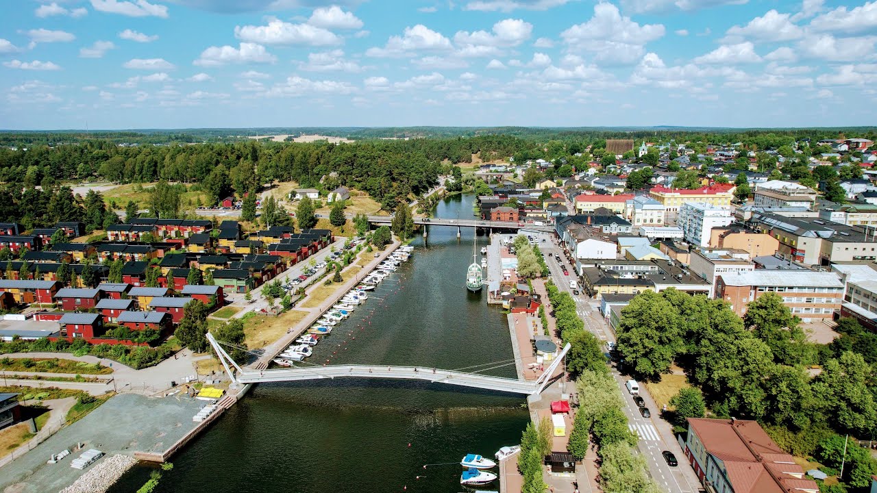 Porvoo Centre River Porvoonjoki, July 2021