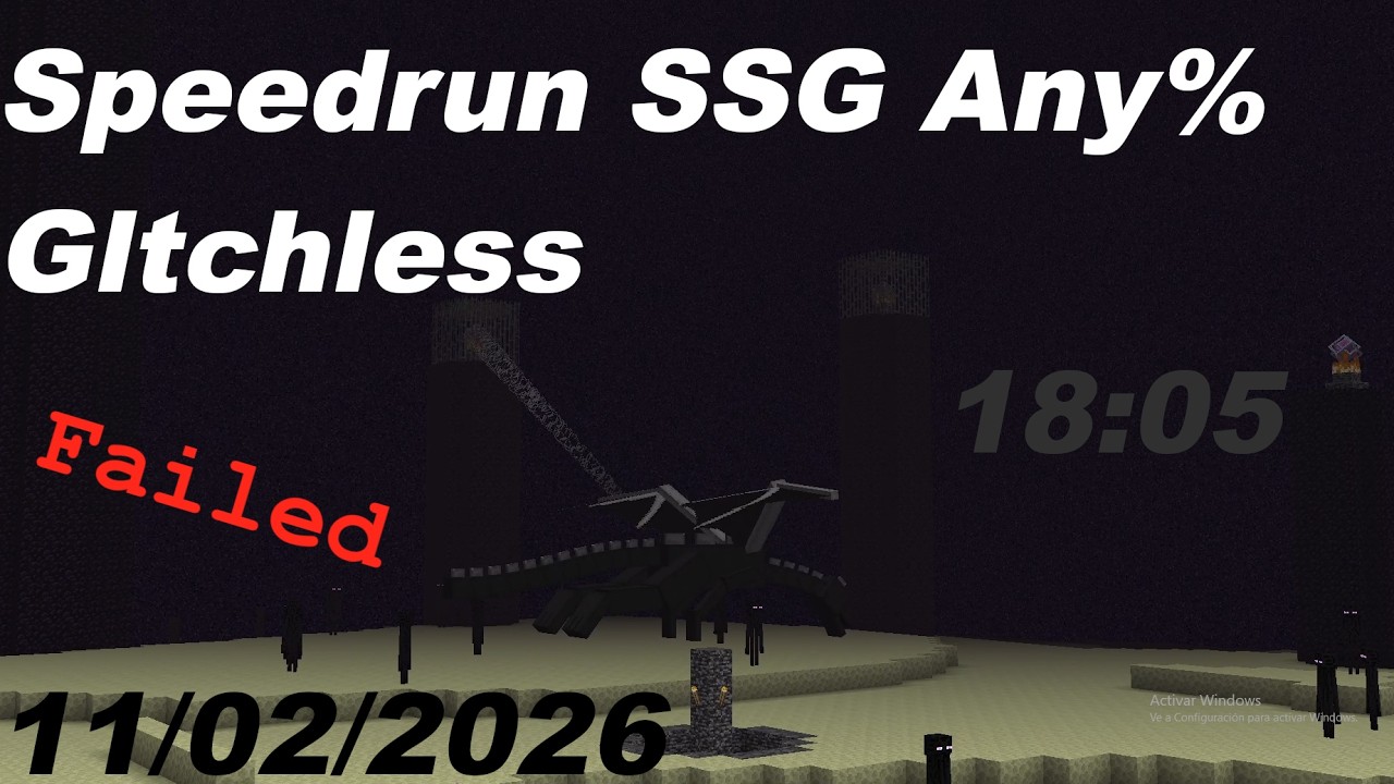 First Failed Speedrun (1.16.1 SSG Any% Glitchless)