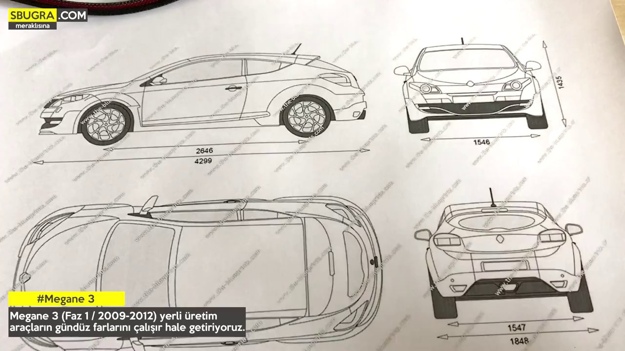 Megane 3 Gündüz Farı Aktivasyonu - Hazırlık : Bölüm 1