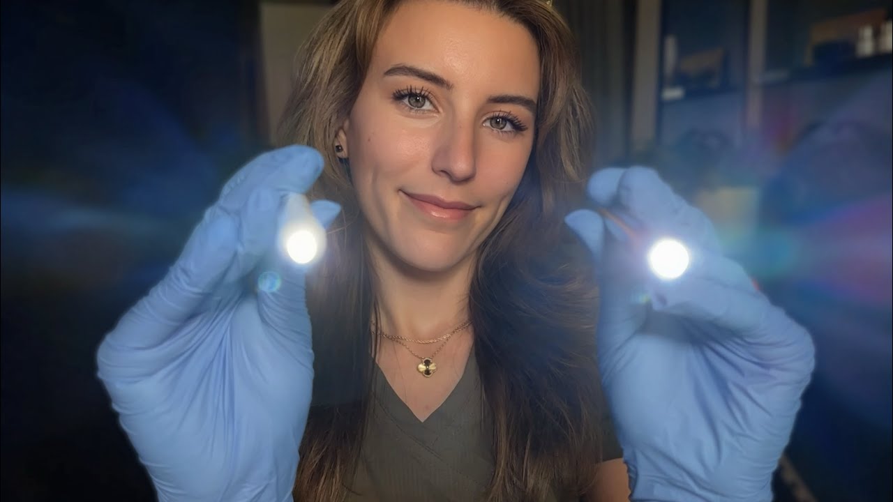 Nurse Annual Eye Exam ASMR