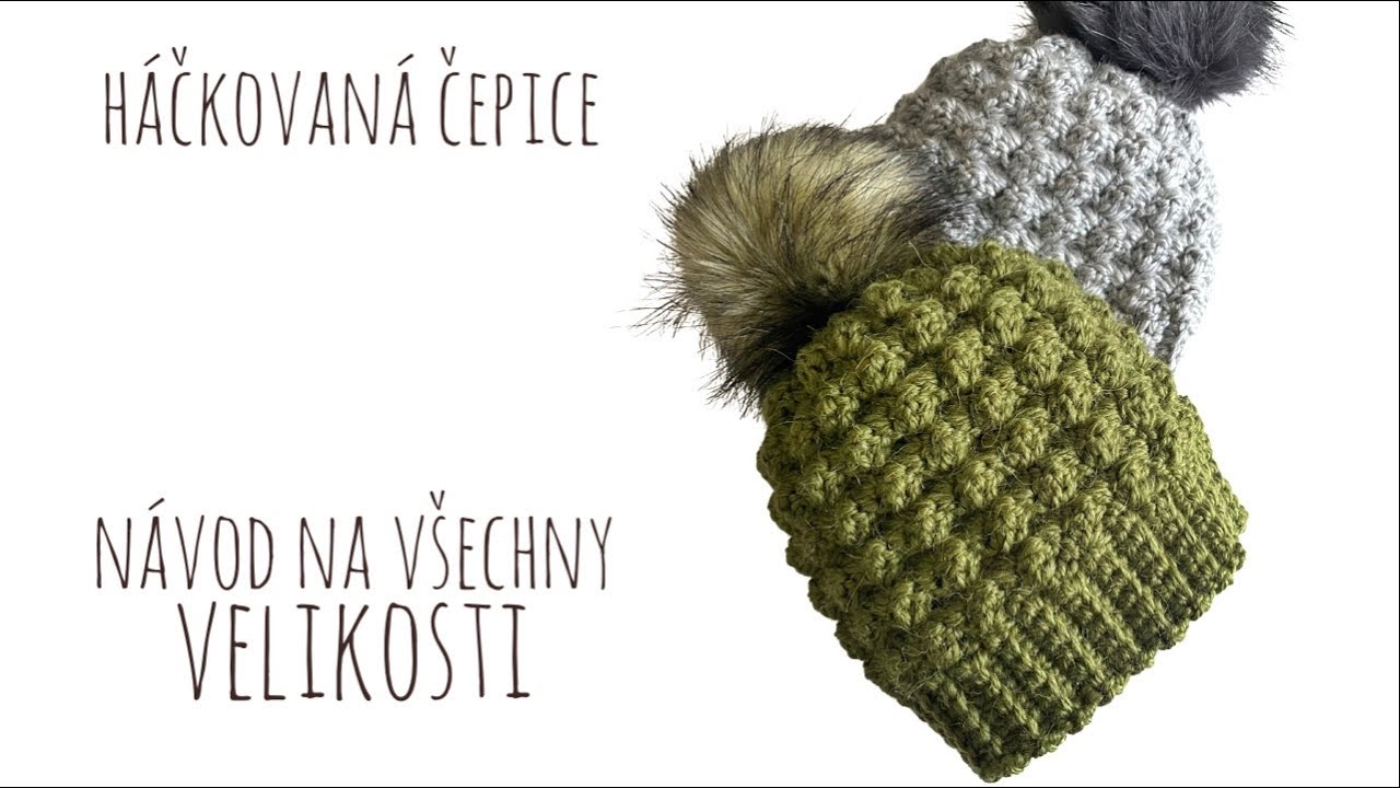 Čepice JEDNODUCHÝ návod na všechny velikosti