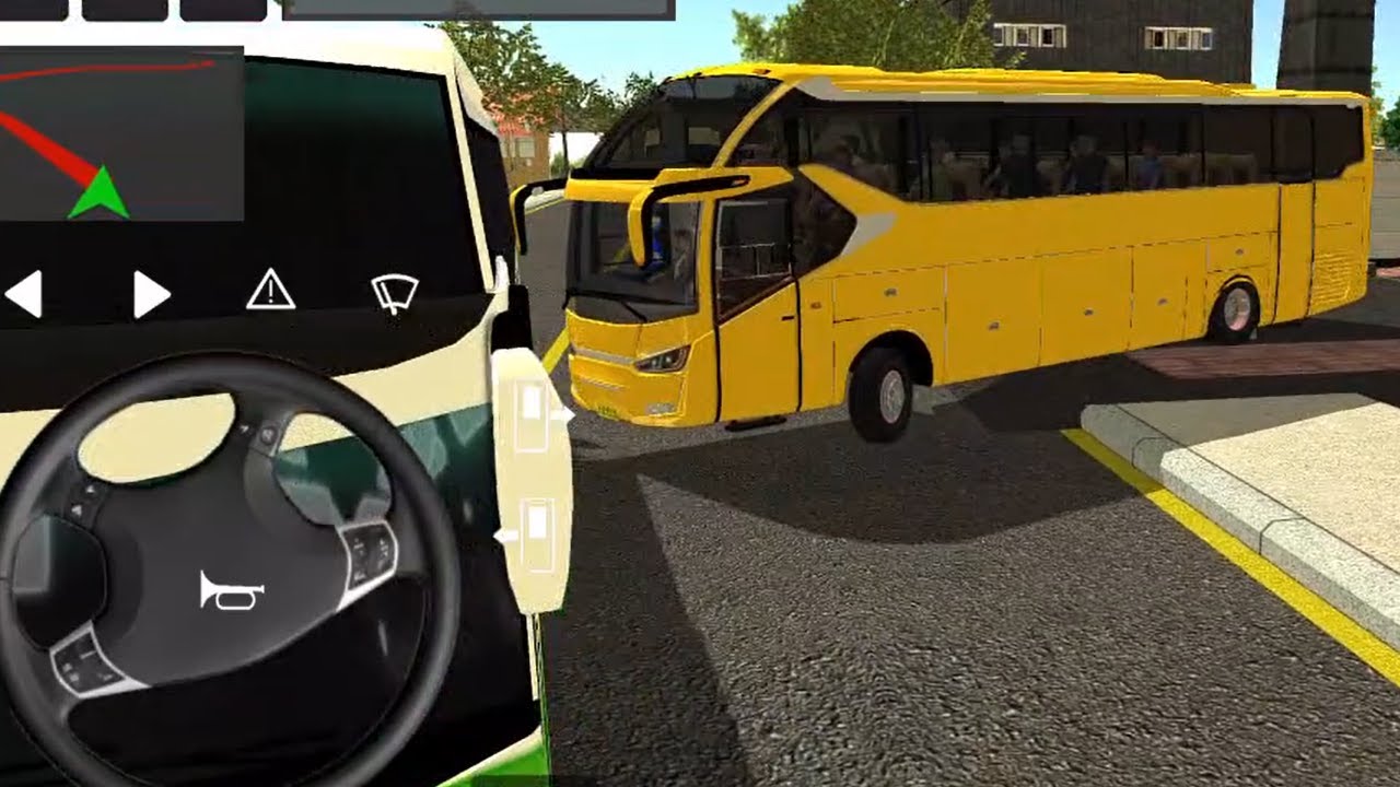 BUS SIMULATOR INDONESIA|| Bus Driving👮‍♂️ City euro Coach bus Simulator 🔥-Android Gameplay Bus 2024