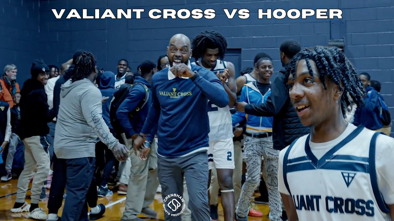 🚨Battle of the Unbeaten 🏀 Valiant Cross Academy vs Hooper Academy | Intense Showdown 🔥💥
