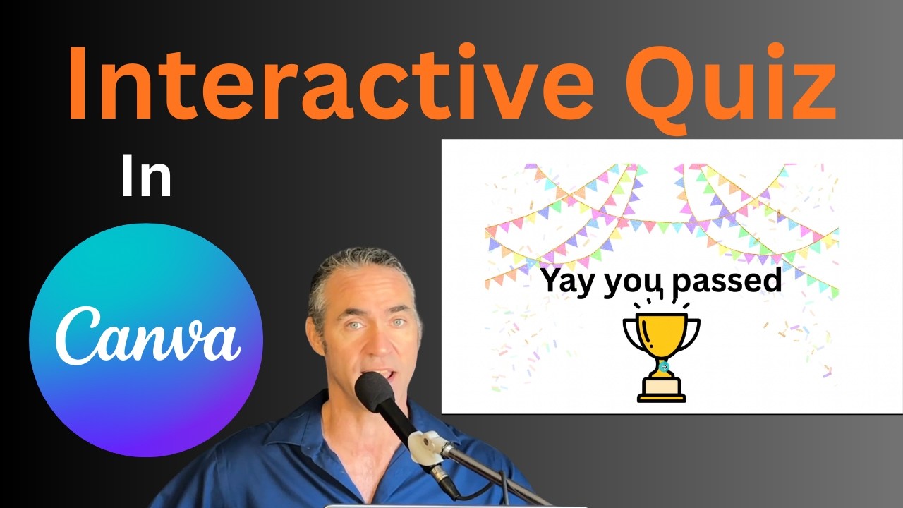 Create an Interactive Quiz in Canva From Scratch (No Templates)