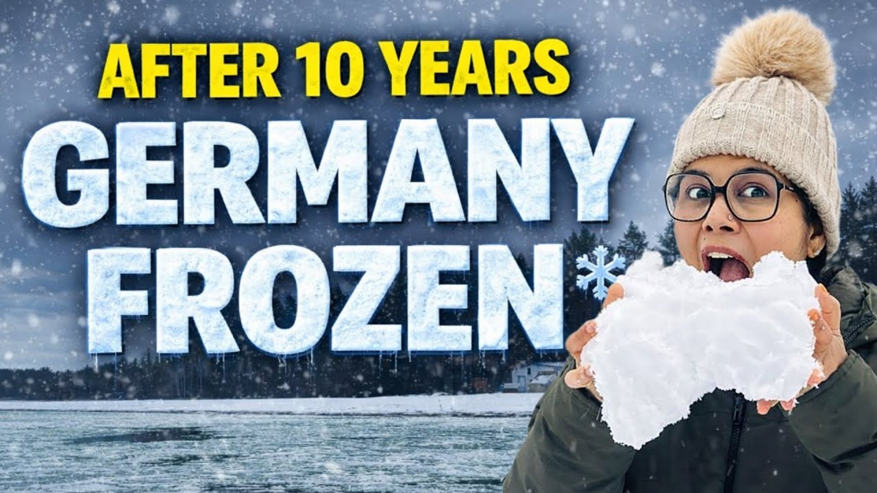 Vlog 17 | GERMANY FROZEN ❄️ | Will MY New Year’s Resolution’s sustain? @deepasreenivasan5609 