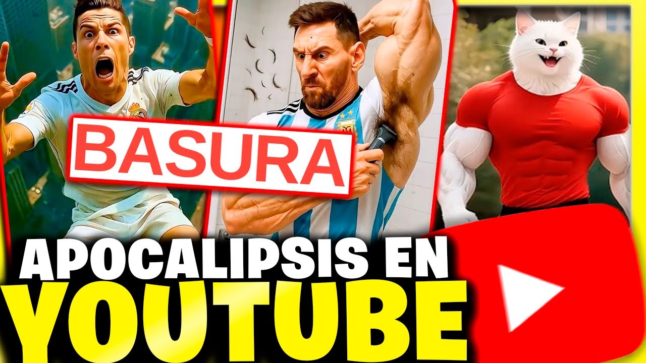 El 30% de YouTube ya es BASURA IA ☠️ YouTube empezó la PURGA MASIVA