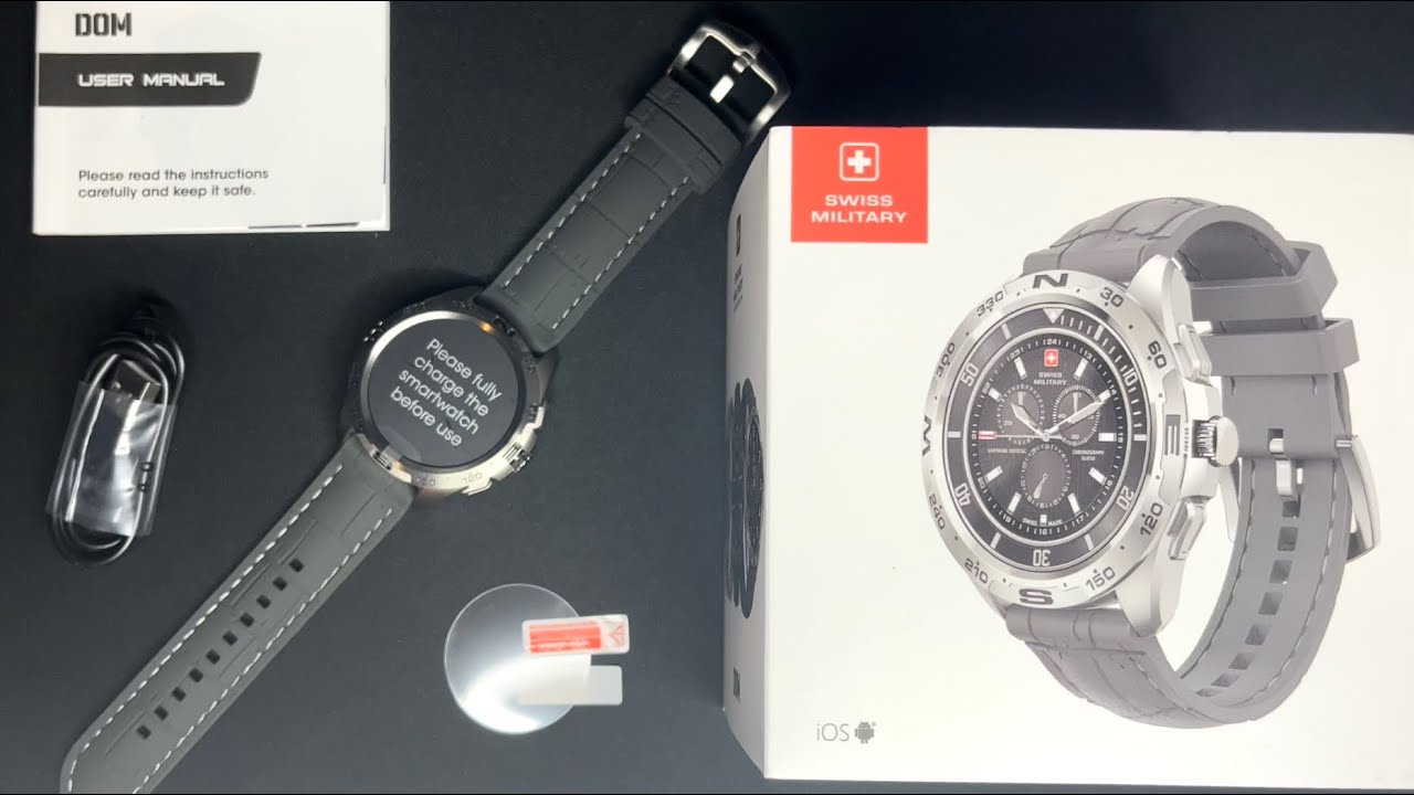 SWISS MILITARY DOM || SMARTWATCH || UNBOXING ||