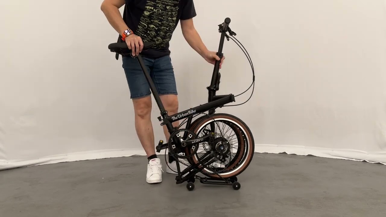 The Urban Bike 3F3S007: All New belt drive folding bike with 3 speed automatic gear!