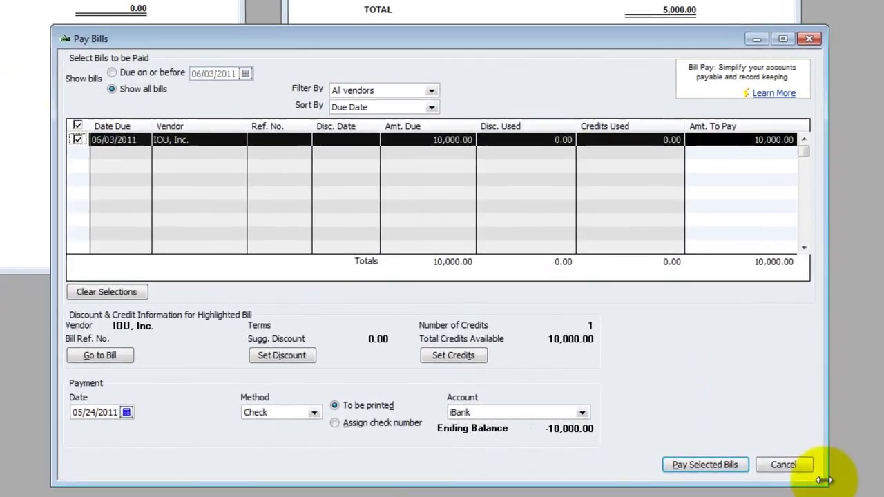 QuickBooks Tutorial - What Happens When My Customer Pays My Vendor?