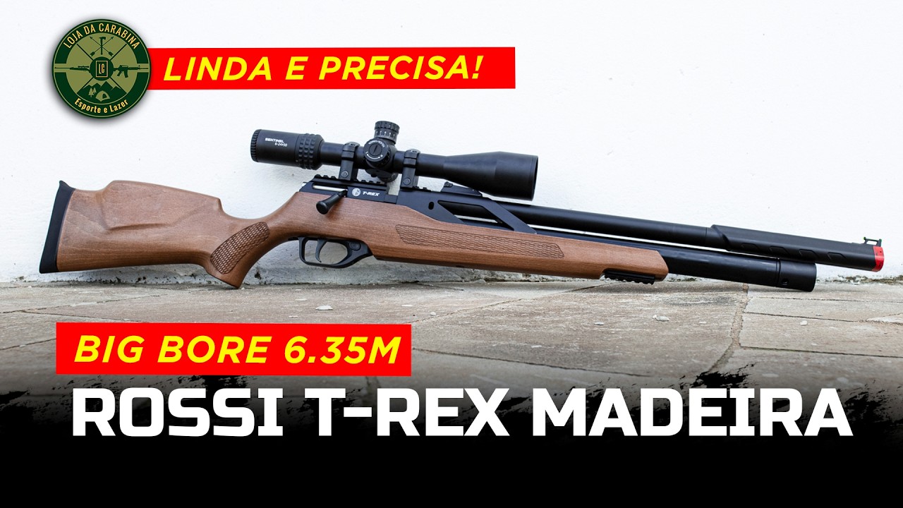 T-REX É PRECISA! Rossi T-Rex Madeira 6.35mm Montecarlo