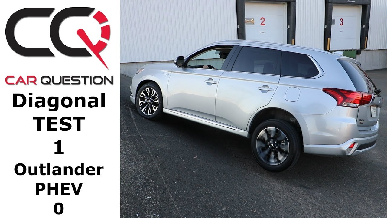 Mitsubishi Outlander PHEV S-AWC DIAGONAL TEST!! | Review 8/10