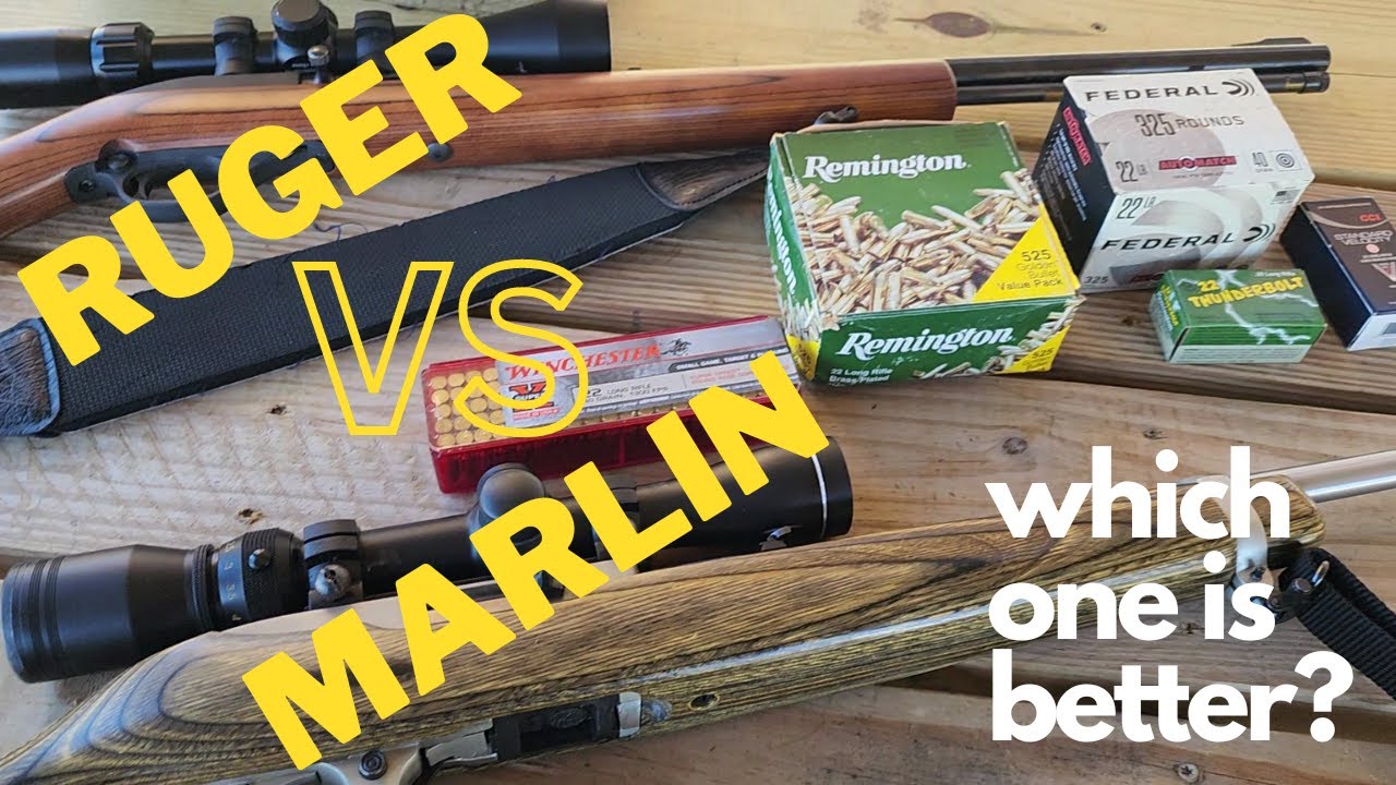 Ruger 10/22 против Marlin Model 60 | Точность и надёжность