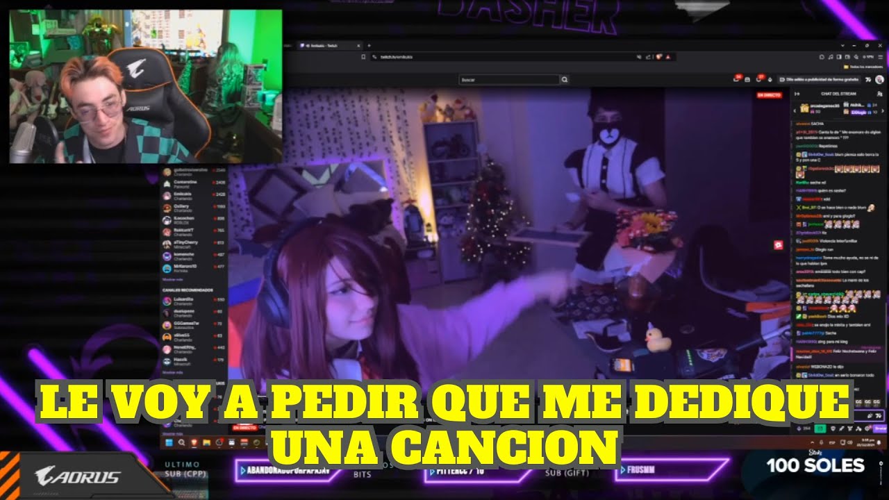 GLOGLOKING LE PIDE A EMIKUKIS QUE LE DEDIQUE UNA CANCION (CHOW)