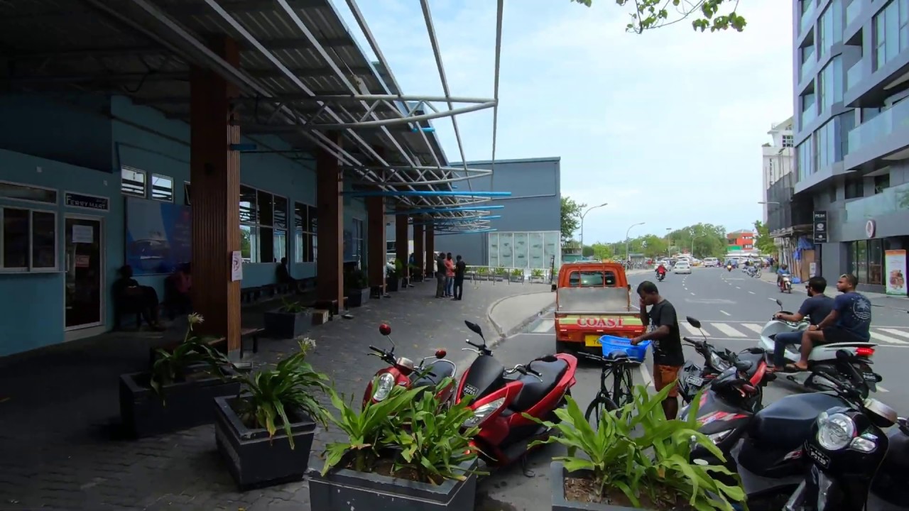 🇲🇻 MALDIVES - Airport Ferry Ticket Hut, Male Island
