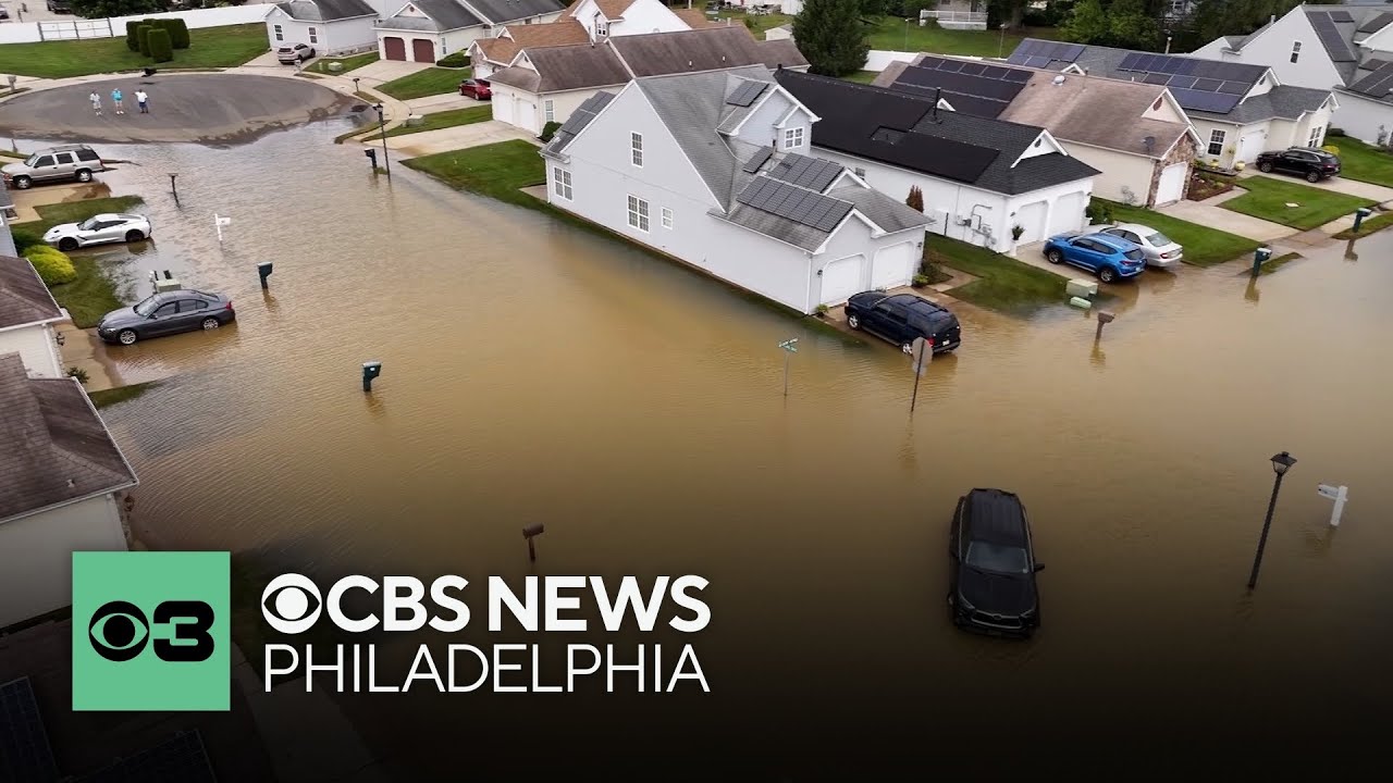 Burlington County, New Jersey community hit hard by flooding after Tuesday's storms
