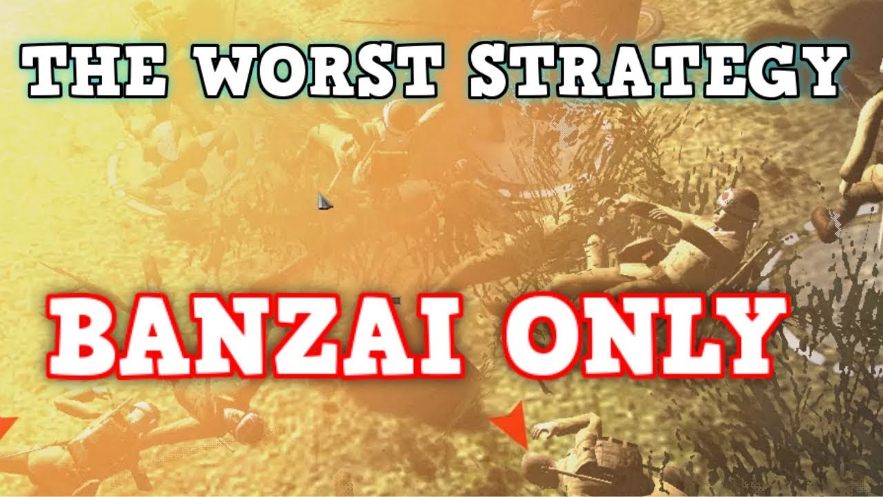 The WORST Strategy in WW2 THE JAPANESE BANZAI CHARGE! Men Of War:Assault Squad 2 Memes