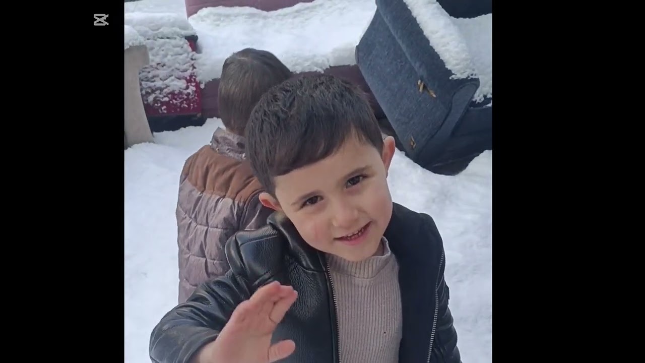 حبو الولاد يلعبو بل ثلج كتير انبسطنا 🥶🥶🥶⛷
