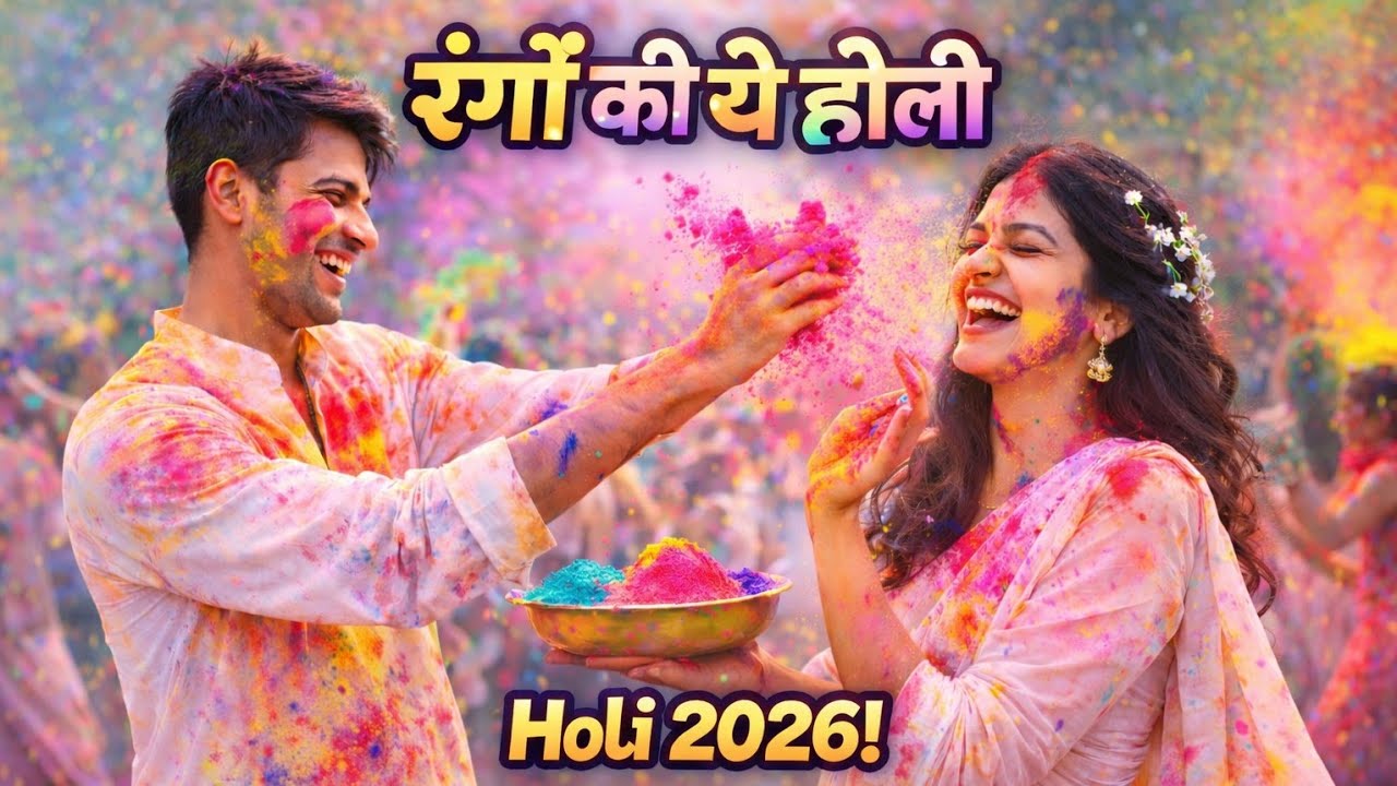 होली है 2026! 🌈 | रंगों में डूबा दिल | Holi Celebration Song #holi #holisong 
