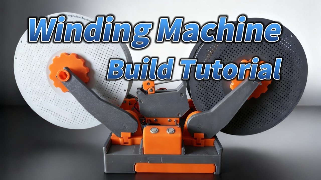 Намоточная машина V2.0 &mdash; Полное руководство по сборке (пошаговое) #windingmachine #Winder #3DPrin...