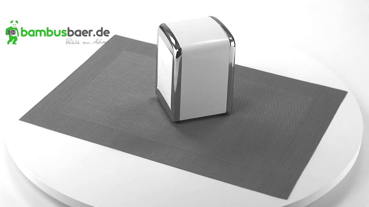 Serviettenhalter weiss 3D Ansicht
