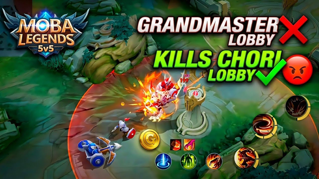 Grandmaster Lobby ❎ Kills Chori Lobby✅😡Moba Legends 5v5 Ranked Match#rohitgamer #mobalegends5v5#moba