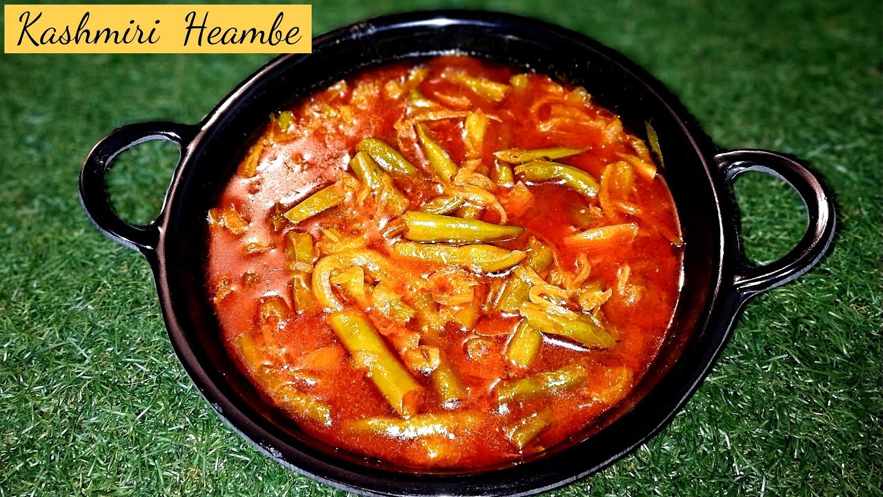 Kashmiri Style green beans with onions || Heambe to Gande || simple recipe by @Kashmir Food Fusion