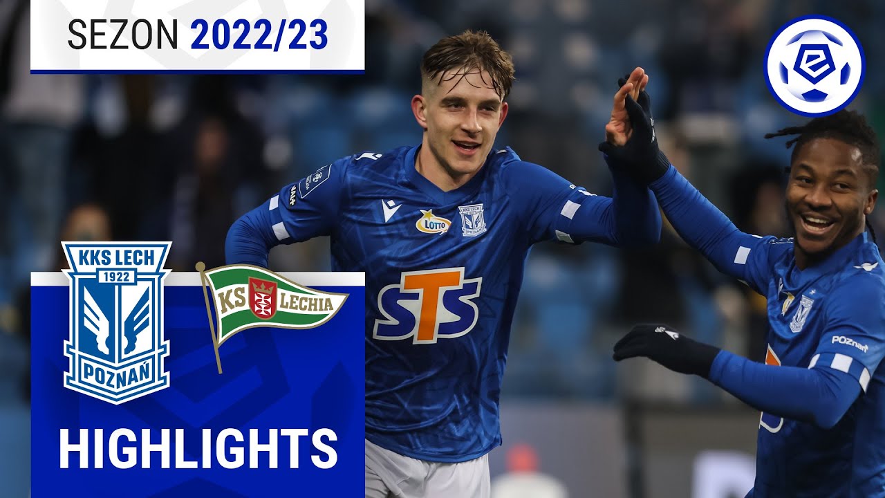 Lech Poznań - Lechia Gdańsk 5:0 | SKRÓT | Ekstraklasa 2022/23 | 23. Kolejka