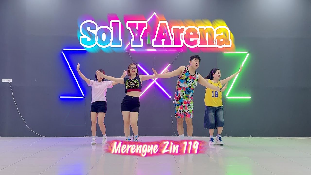 Sol Y Arena - Merengue | Zin 119 | Zumba | Dance Fitness | Hưng Kim