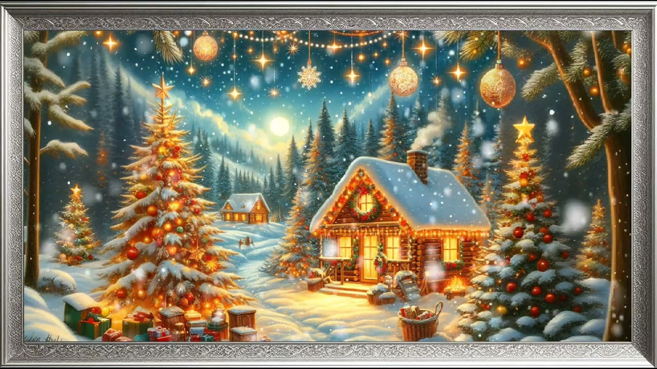 TV WALLPAPER CHRISTMAS MUSIC | ART | FRAMED PAINTING