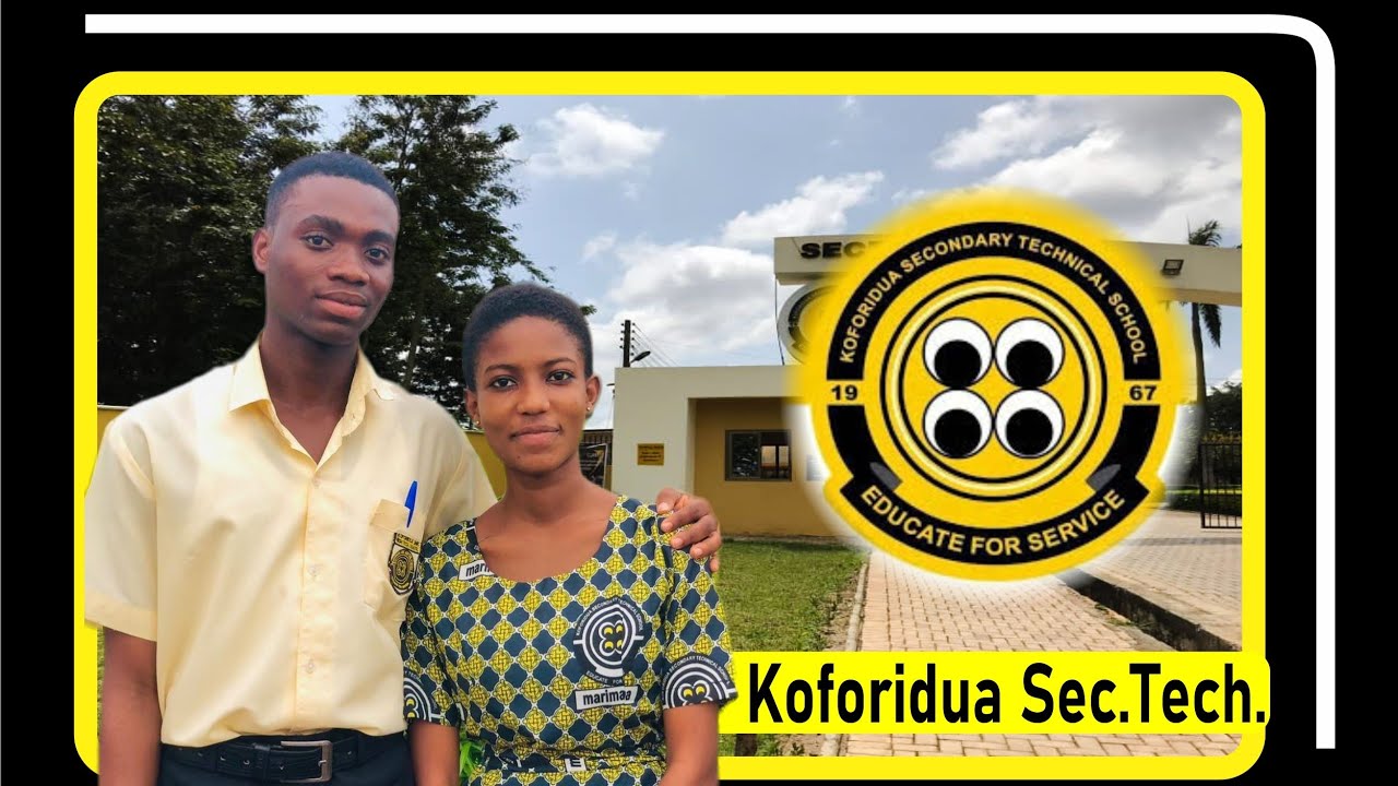 Koforidua Secondary Technical School (  Sec Tech  ) Aerial View 4k