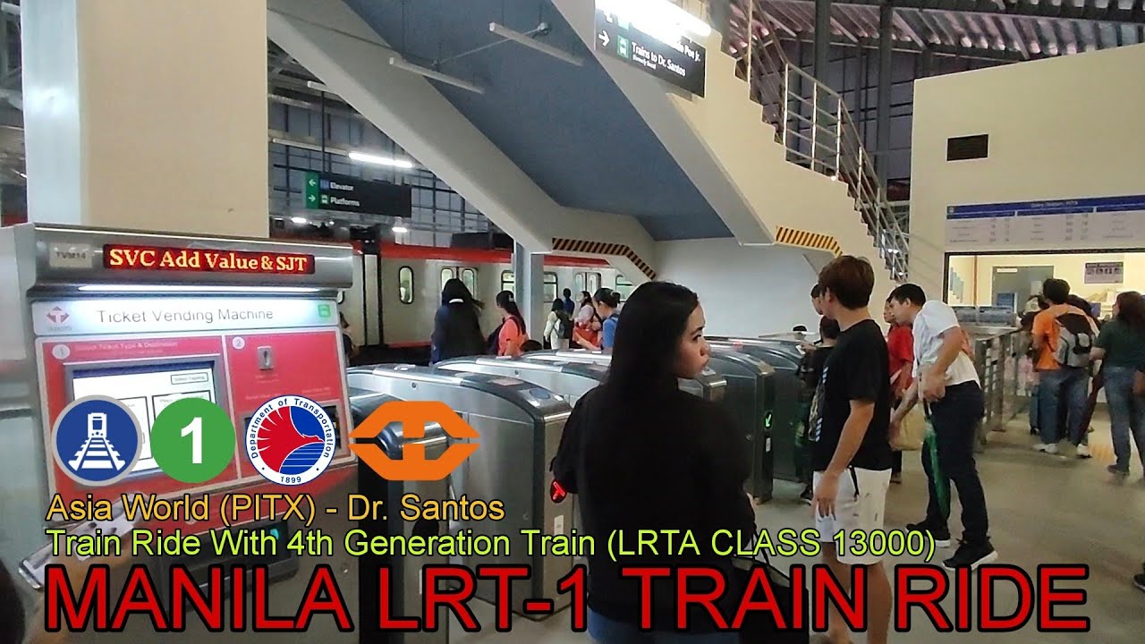MANILA LRT-1 || Train Ride || Southbound || PITX - Dr. Santos || (12/24/2024) || 4th Gen Train Ride