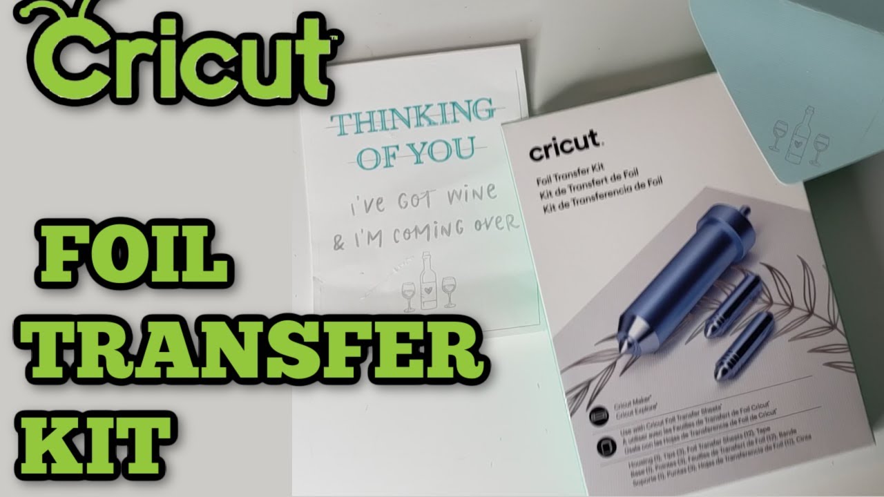 How to use the Foil Transfer kit for Cricut - Foiling with cricut - Foil quill - foil tool