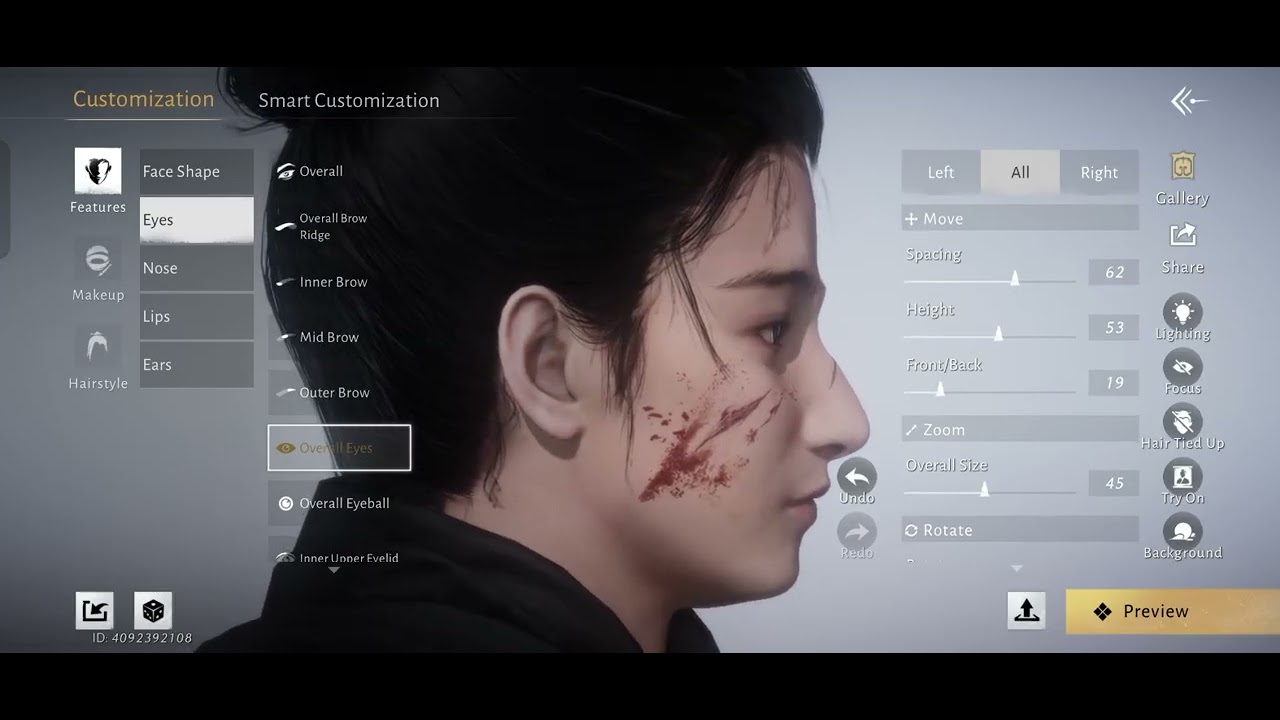 Character customisation in where the wind meets
