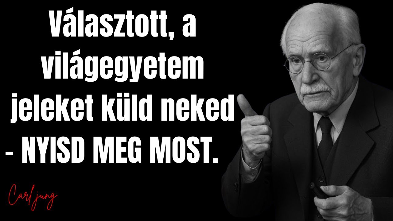 Carl Jung – Választott, a világegyetem jeleket küld neked — NYISD MEG MOST.