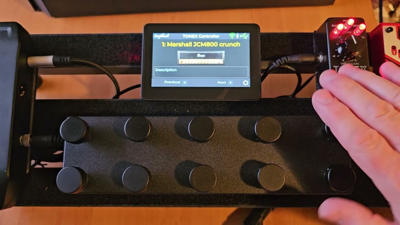 Tonex One Controller V1.0.8: 16 footswitches
