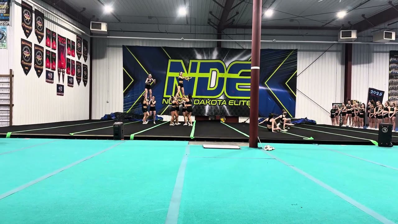 North Dakota Elite - OBS3SSION - Senior lvl 3- Small D2, Cheersport Sendoff,Feb 11,Fargo,ND (Take 1)