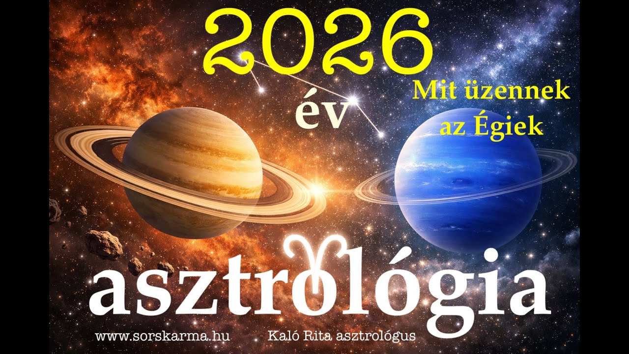 2026 évi asztrológia - Mit üzennek az Égiek - Az újraindítás éve - Sok változás váltás lehetősége