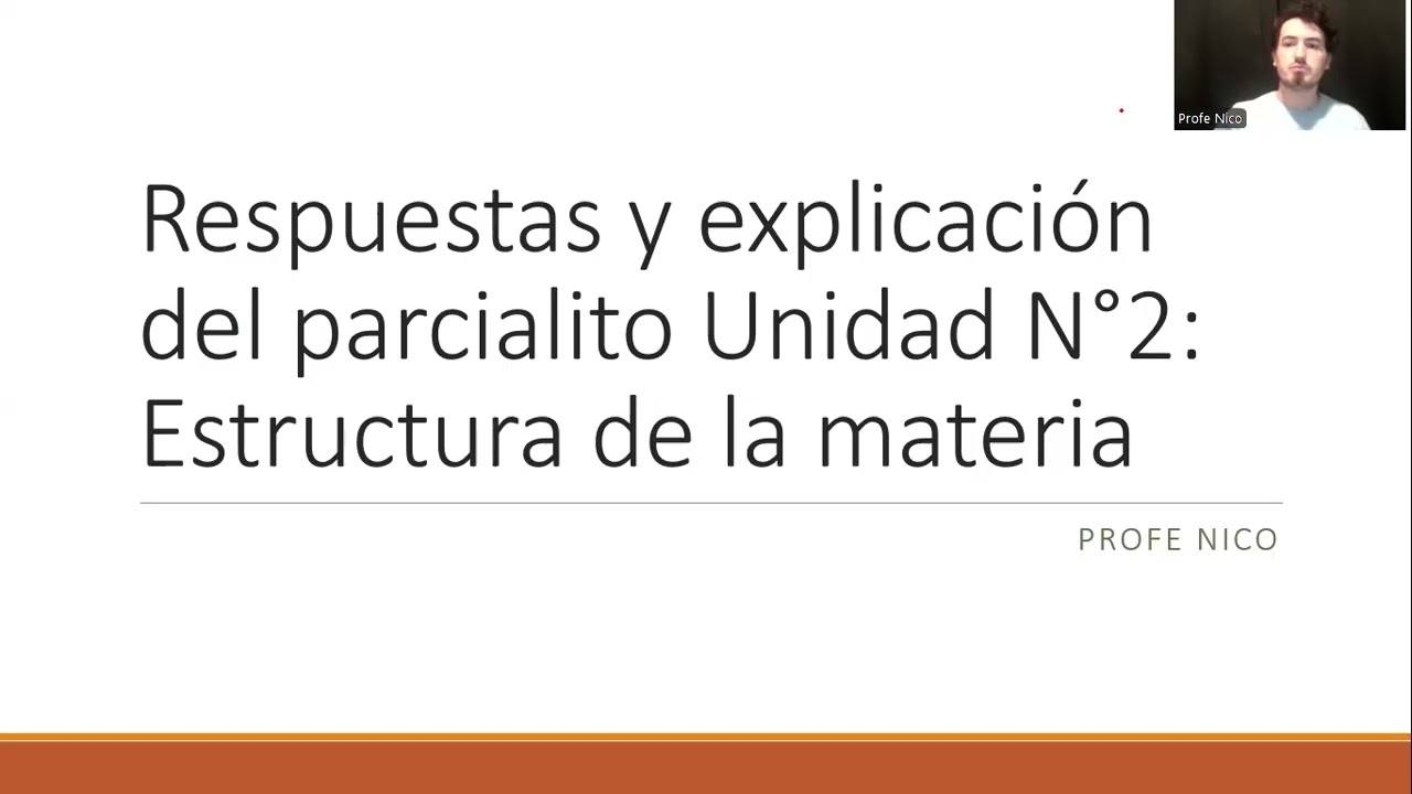 Resolución del parcialito N°2: Estructura de la materia