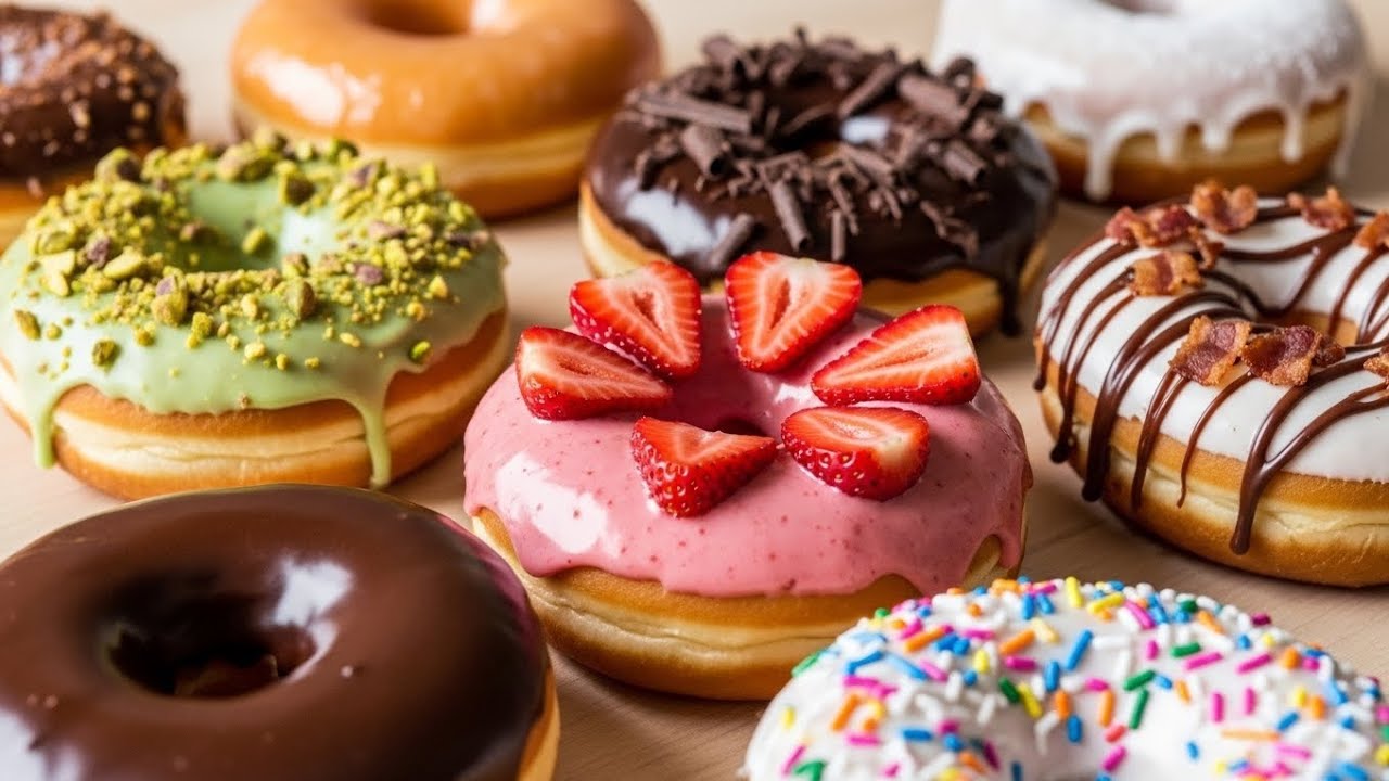 Making Decorated Donuts 🍩| Satisfying ASMR Dessert 😋