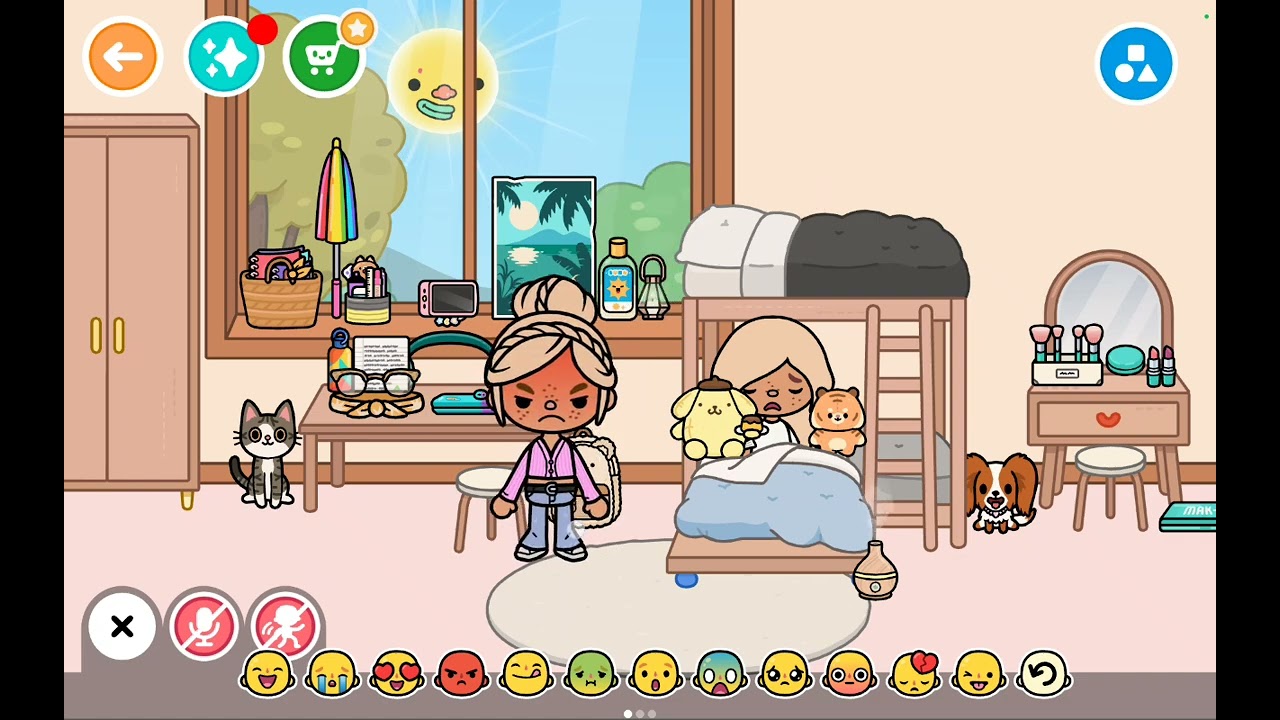 Night and morning routine - Toca Boca (afternoon routine coming tomorrow)