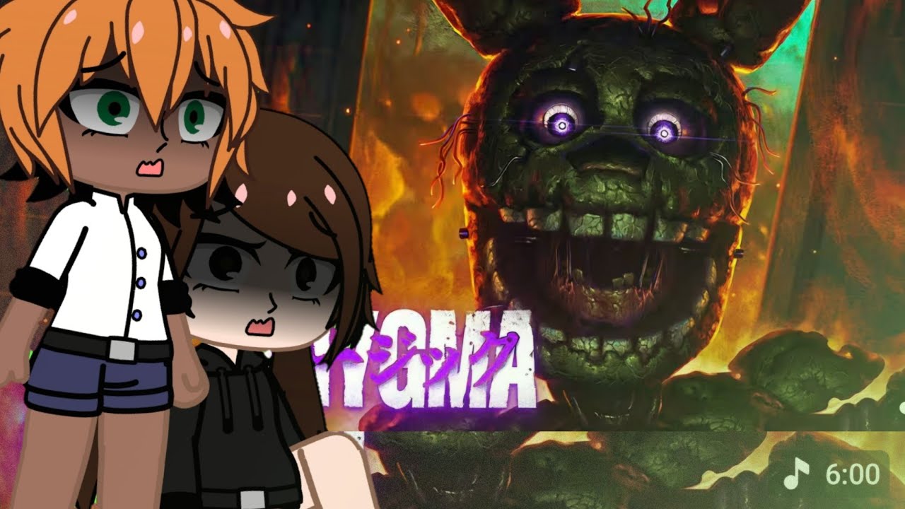 Kokujin no tenkousei react a (rap springtrap) enygma| (hiroki as spingtrap)