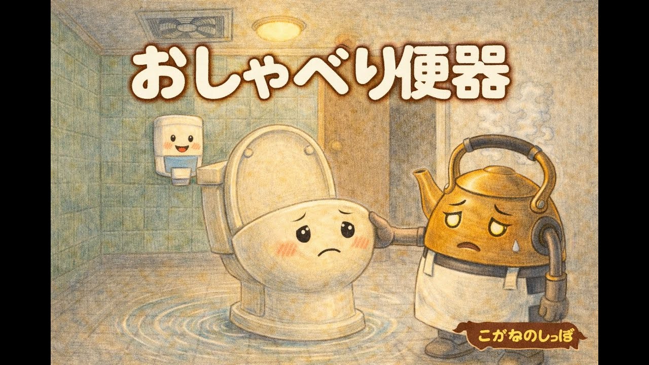 【絵本 読み聞かせ】（１９４）おしゃべり便器