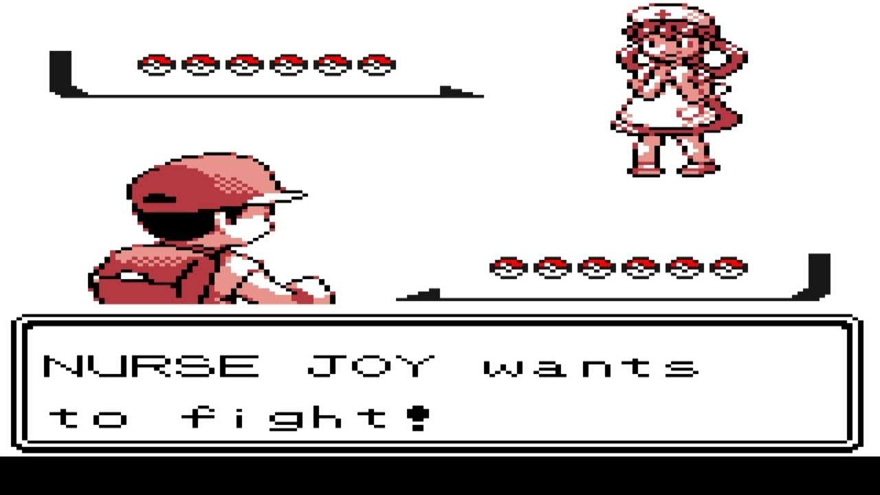 Pokemon Static Yellow * Nurse Joy * ( FUCHSIA CITY )