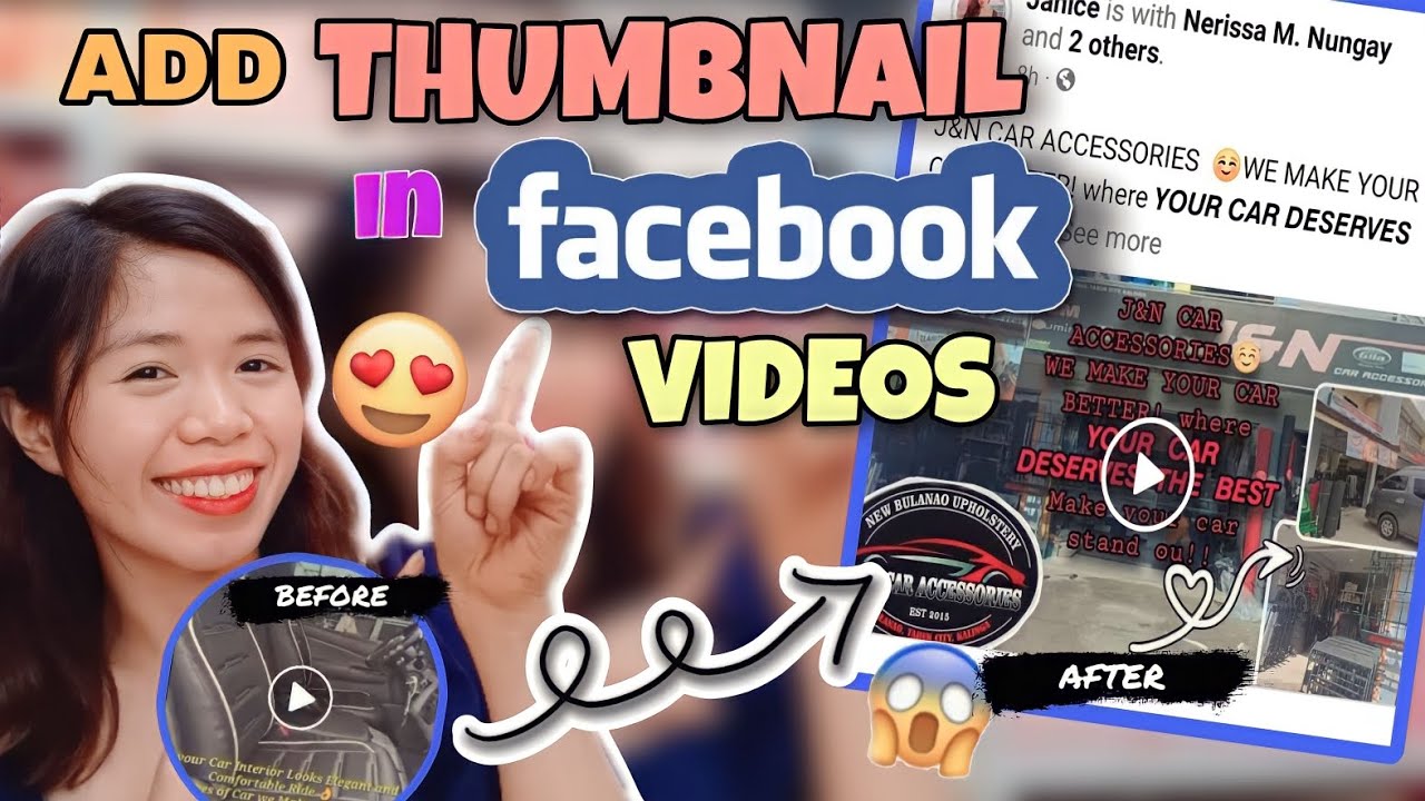 PAANO MAG LAGAY NG THUMBNAIL SA  FACEBOOK VIDEOS || lagyan natin Ng thumbnail Ang mga videos mo!😍