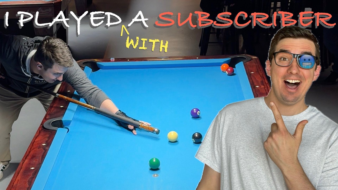 A Subscriber and I TOOK OVER!!! WHAT!!! Amateur pool match! APA and BCA style!